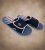 D555 DRAKE Slippers With Velcro Fastening Navy - Muške cipele 40-52 - 