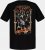 JP1880 KISS Retro Graphic Comfort Fit Band T-Shirt Black - Majice Kratkih Rukava - Muške Majice Kratkih Rukava Veliki Brojevi 
