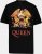 JP1880 Queen Graphic Comfort Fit Band T-Shirt Black - Majice Kratkih Rukava - Muške Majice Kratkih Rukava Veliki Brojevi 