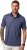 JP1880 Jay-Pi QuickDry Small Print Golf Polo Shirt Navy Blue - Polo majice - Muške Polo Majice Veliki Brojevi
