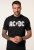 JP1880 AC/DC Classic Logo Band T-Shirt Black - Majice Kratkih Rukava - Muške Majice Kratkih Rukava Veliki Brojevi 