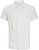 Jack & Jones Breeze Linen Blend Short Sleeve Shirt White - Košulje - Muške Košulje Veliki Brojevi