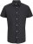 Jack & Jones Breeze Linen Blend Short Sleeve Shirt Black - Košulje - Muške Košulje Veliki Brojevi