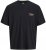Jack & Jones Botaniq Crew Neck T-Shirt Black - Majice Kratkih Rukava - Muške Majice Kratkih Rukava Veliki Brojevi 