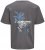 Jack & Jones Hawaii Crew Neck T-Shirt Grey - Majice Kratkih Rukava - Muške Majice Kratkih Rukava Veliki Brojevi 