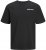 Jack & Jones Hawaii Crew Neck T-Shirt Black - Majice Kratkih Rukava - Muške Majice Kratkih Rukava Veliki Brojevi 