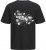Jack & Jones Hawaii Crew Neck T-Shirt Black - Majice Kratkih Rukava - Muške Majice Kratkih Rukava Veliki Brojevi 