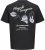 Jack & Jones Almeria Back Print T-Shirt Black - Majice Kratkih Rukava - Muške Majice Kratkih Rukava Veliki Brojevi 