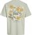 Jack & Jones Almeria Back Print T-Shirt Light Green - Majice Kratkih Rukava - Muške Majice Kratkih Rukava Veliki Brojevi 