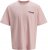 Jack & Jones Fold Crew Neck T-Shirt Tickled Pink - Majice Kratkih Rukava - Muške Majice Kratkih Rukava Veliki Brojevi 