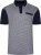 Kam Jeans 5518 Smart Mini Geo-Print Polo Navy - Polo majice - Muške Polo Majice Veliki Brojevi