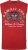 Kam Jeans 5763 Hawaii Surf Vest Sleeveless T-Shirt Washed Red - Majice Kratkih Rukava - Muške Majice Kratkih Rukava Veliki Brojevi 