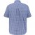 JP1880 Short Sleeve Check Print Traditional Shirt Blue - Košulje - Muške Košulje Veliki Brojevi