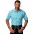 JP1880 Shirt Traditional Short Sleeve Turquoise - Košulje - Muške Košulje Veliki Brojevi