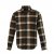 JP1880 Shirt Flannel Long Sleeve Dark Brown TALL - MUŠKA ODJEĆA MT-6XLT - Odjeća za Visoke Muškarce