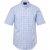 JP1880 Shirt Traditional Short Sleeve Checked Light Blue - Košulje - Muške Košulje Veliki Brojevi