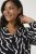Kaffe Curve Mirta Tilly Bluza Crna/Antique Zebra Uzorak - Bluze i tunike - 