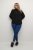 Kaffe Curve Ditta Smock Bluza Duboko Crna - Bluze i tunike - 