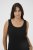 Kaffe Curve Carina Top bez rukava Duboko crna - Majice - 