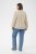 Kaffe Curve Josa Shirt Feather Grey Stripe - Košulje - 