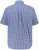 JP1880 Short Sleeve Check Print Traditional Shirt Blue - Košulje - Muške Košulje Veliki Brojevi