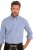 JP1880 Shirt Traditional Checked Long Sleeve Blue - Košulje - Muške Košulje Veliki Brojevi