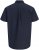 Jack & Jones Henry Slub Short Sleeve Navy - Košulje - Muške Košulje Veliki Brojevi