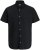 Jack & Jones Breeze Linen Short Sleeve Shirt Black - Košulje - Muške Košulje Veliki Brojevi