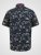D555 Rick Geometric Print Short Sleeve Shirt Navy - Košulje - Muške Košulje Veliki Brojevi