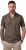 JP1880 Boxy Cuba Short Sleeve Shirt Brown - Košulje - Muške Košulje Veliki Brojevi
