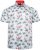 Kam Jeans 6067 Flamingo and Palm Tree Short Sleeve Shirt Blue - Košulje - Muške Košulje Veliki Brojevi