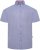 Kam Jeans 6340 Linen Mix Short Sleeve Shirt Blue - Košulje - Muške Košulje Veliki Brojevi