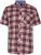 Kam Jeans 6368 Checked Short Sleeve Shirt Red - Košulje - Muške Košulje Veliki Brojevi