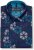 Kam Jeans 6071 Record Print Long Sleeve Shirt Navy - Košulje - Muške Košulje Veliki Brojevi