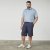 North Latitude Cool Effect Comfort Fit Shorts Blue - Kratke hlače - Muške Kratke Hlače Veliki Brojevi 