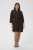 Kaffe Curve Mille Short Shirt Dress Black Coffee Brown - Mini haljine - 