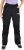 Ulla Popken HYPRAR Multifunctional Durable Inset Trekking Pants Black - Traperice & Hlače u Velikim Veličinama – Plus Size - 