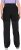 Ulla Popken HYPRAR Multifunctional Durable Inset Trekking Pants Black - Traperice & Hlače u Velikim Veličinama – Plus Size - 