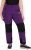 Ulla Popken HYPRAR Multifunctional Durable Inset Trekking Pants Plum - Traperice & Hlače u Velikim Veličinama – Plus Size - 