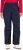 Ulla Popken Performance Trousers Waterproof Zip Pockets Snow Gaiter Navy - Traperice & Hlače u Velikim Veličinama – Plus Size - 