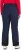 Ulla Popken Performance Trousers Waterproof Zip Pockets Snow Gaiter Navy - Traperice & Hlače u Velikim Veličinama – Plus Size - 