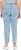 Ulla Popken Tile Laser Print Stretch Fit Jeans Light Light Blue Denim - Traperice & Hlače u Velikim Veličinama – Plus Size - 
