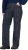 Ulla Popken Leopard Print Stretch Fit Jeans Ink Blue - Traperice & Hlače u Velikim Veličinama – Plus Size - 