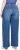 Ulla Popken Extra Wide Leg Stretch Fit Jeans Denim Blue - Traperice & Hlače u Velikim Veličinama – Plus Size - 