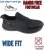 D555 Doncaster Kingsize Hands Free with Faux Laces Black - Tenisice - 
