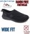 D555 Shelvey Kingsize Open Top Knitted Shoe Black - Tenisice - 