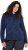 Ulla Popken Textured Glitter Embroidery Oversized Sweater Ink Blue - Puloveri & dukserice - 