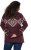 Ulla Popken Aztec Pattern Turtleneck Sweater Plum - Puloveri & dukserice - 