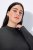 Ulla Popken Long Sleeves Mock Turtleneck Sweater Charcoal Grey Melange - Puloveri & dukserice - Udobne dukserice, hoodice i pletenina