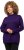 Ulla Popken Long Sleeves Mock Turtleneck Sweater Deep Violet - Puloveri & dukserice - 